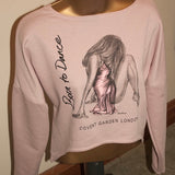 "Eloise" Long Sleeved Top in Pale Dusky Rose