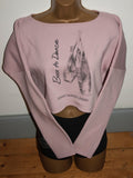 Hanging Pointe Shoes Long Sleeved Top