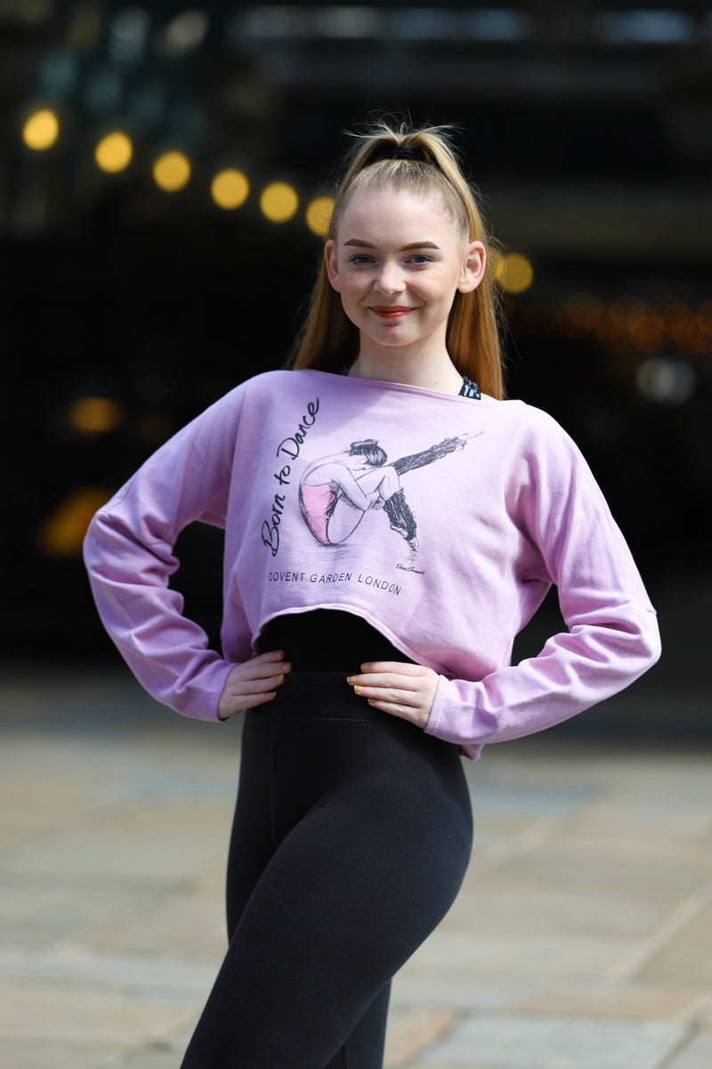 "Sasha" Long Sleeved Top in Pale Dusky Rose