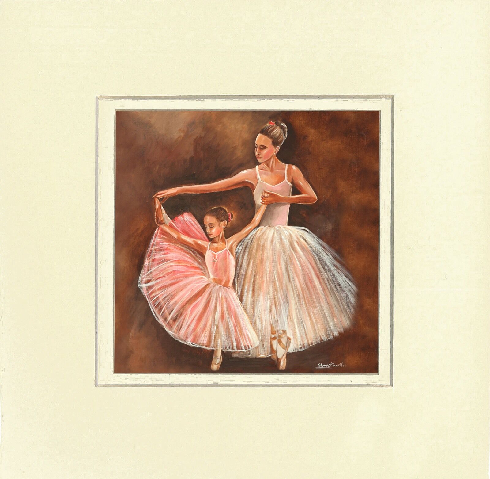 Ballet Teacher and Pupil