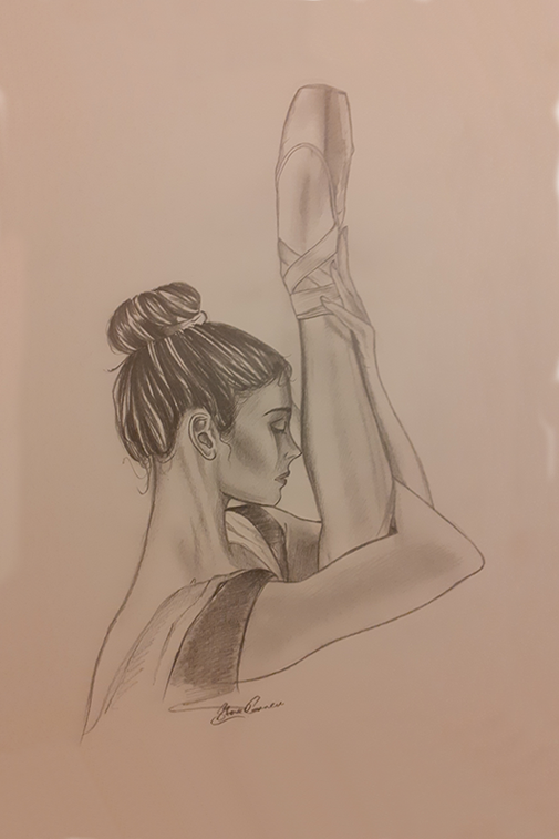 Sketch Of A Dancing Girl | DesiPainters.com