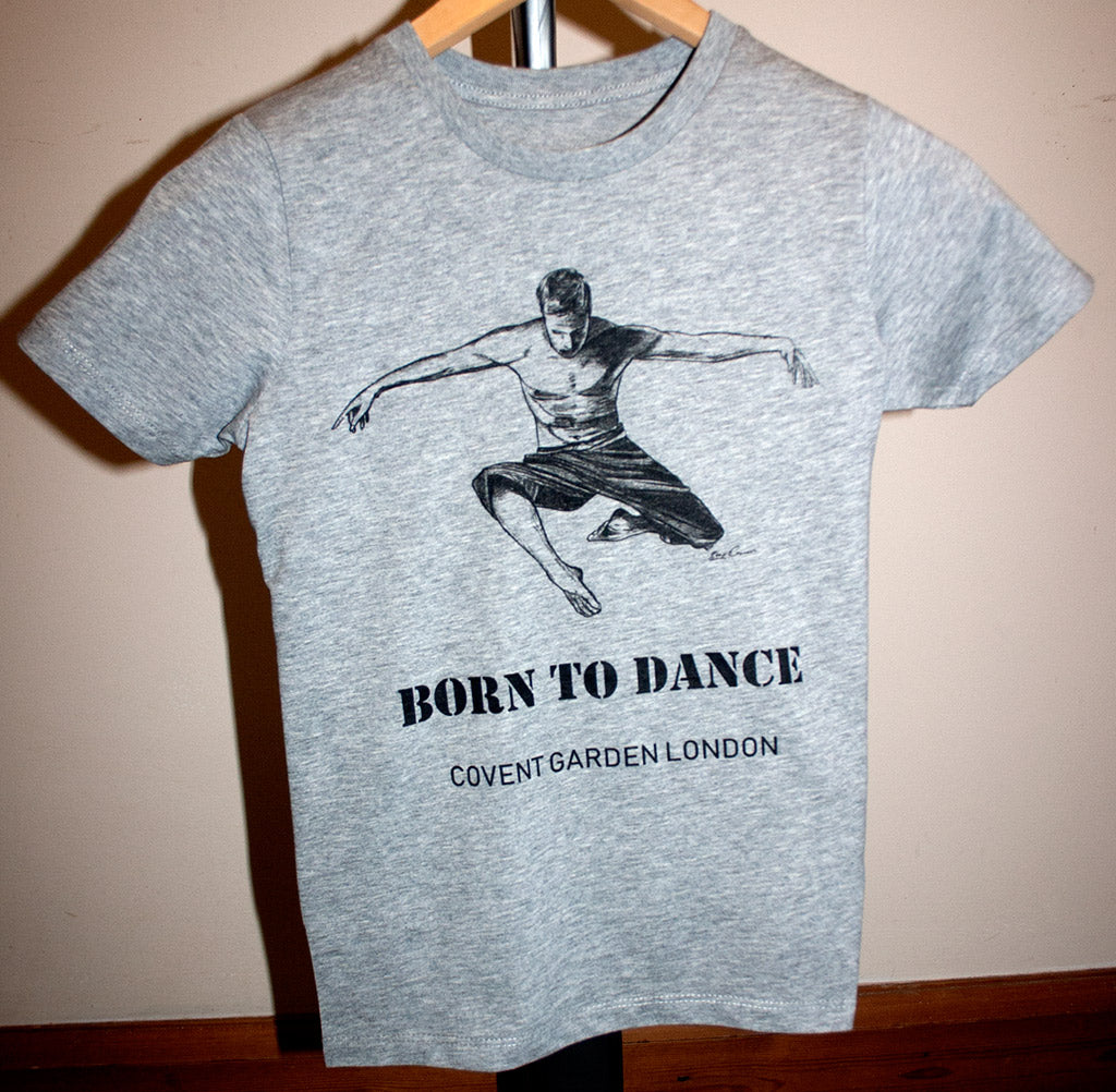 Boys Dance 2 “Marcus” T-shirt in Heather Grey