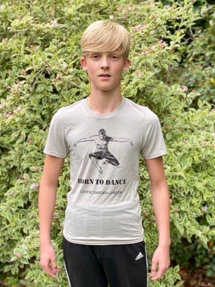 Boys Dance 2 “Marcus” T-shirt in Heather Slate